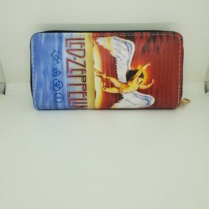 Cassina Imports Led Zepplin Wallet Zippered New